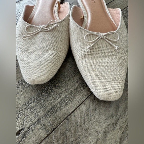 Old Navy Linen Ballet Mule, size 8 - Picture 5 of 8